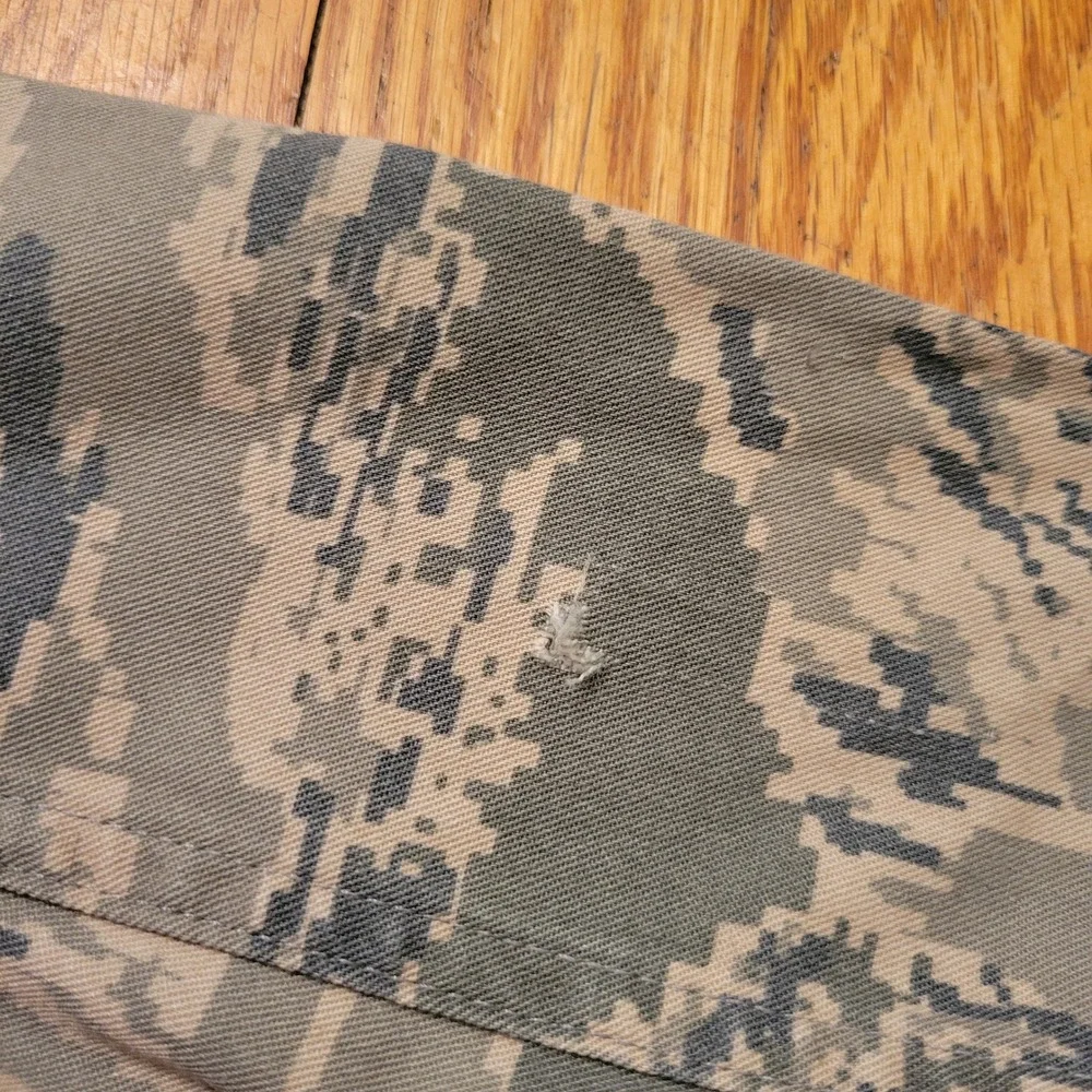4 US Air Force 10R Utility Coat Grey‎ Digital Tiger Stripe Camo Jacket Military